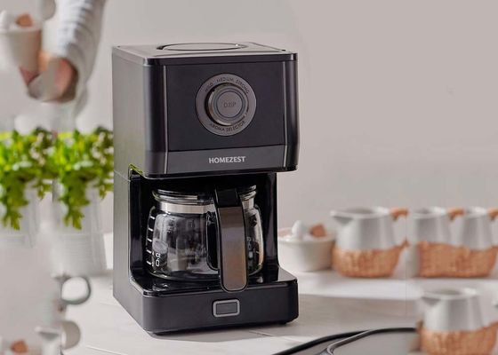 quality CM1003AE Classic Design with Aroma selector filter coffee maker 650ml with wooden surface treatment factory